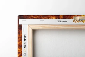 Tablou pădure abstractă