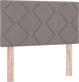 vidaXL Tăblie cap Gri taupe 80 cm țesătură
