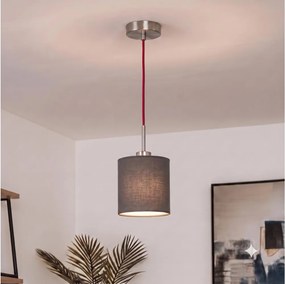 Brilagi - Lustru LED suspendat pe cablu NUBILA 1xE27/60W/230V diam. 14 cm roșu/antracit