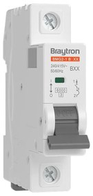 Siguranta automata 1P, 6A, curba de declansare B, capacitate de rupere 6kA, Braytron