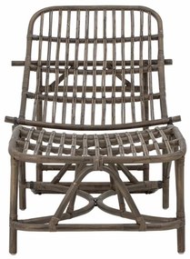 Sezlong Dione, maro, din rattan