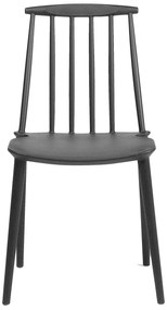 Set 2 buc. scaune pentru sufragerie Vendor (negru). 1009921
