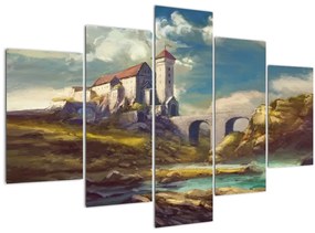 Tablou - Castelul medieval (150x105 cm)
