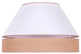 Duolla - Plafonieră AVIGNON 3xE27/15W/230V d. 60 cm albă/maro