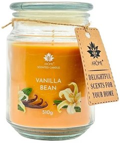 Lumânare Arome 510 g, în sticlă, Vanilla bean