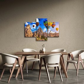 Tablou - Baloane cu aer cald, Cappadocia, Turcia. (90x60 cm)