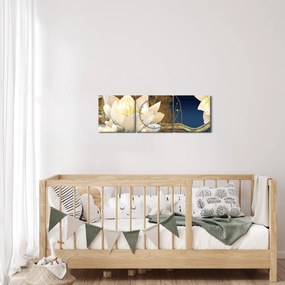 Tablou - Colaj (cu ceas) (90x30 cm)