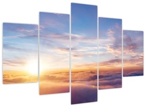 Tablou - Apus de soare deasupra norilor (150x105 cm)