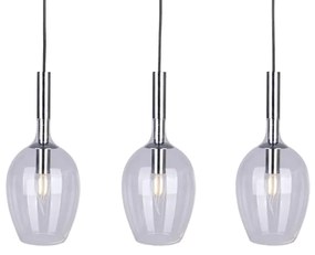 Lustră pe cablu TANGO 3xE14/40W/230V transparentă