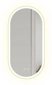 Oglinda LED OVL 50x100cm aurie