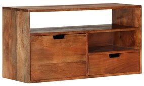 Comoda TV, 80x30x42 cm, lemn masiv de acacia 1, 80 x 30 x 42 cm