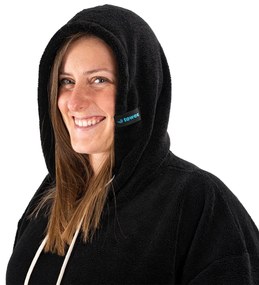 Towee Surf poncho MONO negru , 70 x 100 cm, 70 x 100 cm