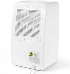 Dezumidificator pentru baie Woods MDK11, 2 viteze, Pana la 40 m², 108 m³, 2 l, 20 l/24 h, Hidrostat, 44 dB, IPX1, Alb