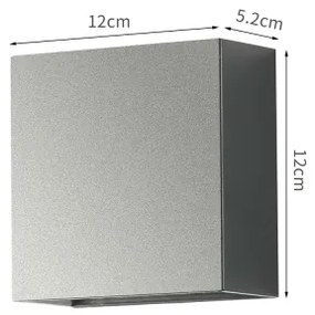 Brilagi - Aplica LED de exterior DOUBLERAY LED/4W/230V antracit IP65