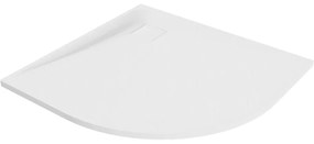 Mexen Bert cabina de duș semicirculară SMC 90 x 90 cm, albă - 4KR109090