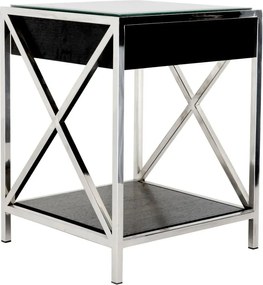 Noptiera moderna Beverly Hills stainless steel 104871 HZ