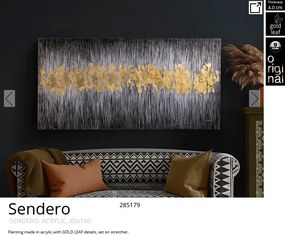 Tablou de perete decorativ canvas Sendero, 80x160cm