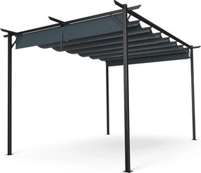 Blumfeldt Pantheon Robust Pergola, 3x4 m oțel vopsit electrostatic, rezistent la intemperii.