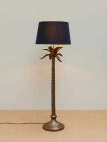 Lampadar din rasina, cu abajur din bumbac, Palmtree