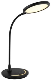 Lampă LED tactilă dimabilă de masă Globo 58483 KENNY LED/12W/230V negru