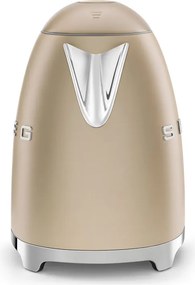 Ceainic electric SMEG KLF03CHMEU, 2400 W, 1,7 l, bază rotativă la 360°, finisaj mat, culoare șampanie