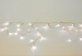 Lumină de ploaie de Crăciun 7,8 m, 400 LED, alb cald