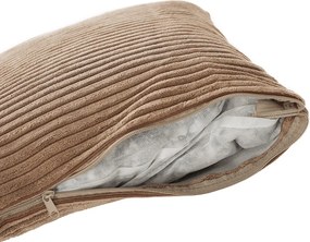 Canapea foarte spaţioasă, maro deschis, bej, crem, GILEN BIG SOFA