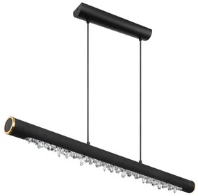 Lustra suspendata LED design modern Felicitas negru