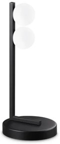 Lampă LED de masă Ideal Lux PING PONG 2xLED/3W/230V CRI 90 negru