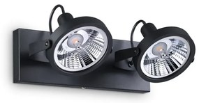 Aplica/ Plafoniera design modern GLIM PL2 NERO 200248