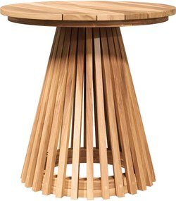 vidaXL Masă laterală Maro 50 x 50 x 49,5 cm Lemn solid de tec