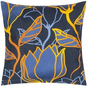 Bellatex Husă pentru pernă Floare albastru închis,40 x 40 cm