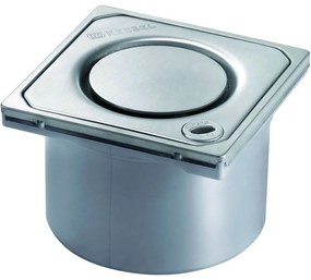 Piesa superioara cu capac din inox Kessel Spot System 125 cu inchidere