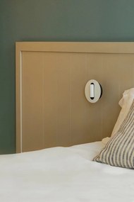 Aplica cu reader LED directionabil stil minimalist TIMIT alb