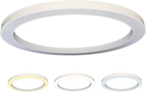 Plafonieră LED 115 W, 230 V, 3000/4000/6500 K, Ø 120 cm, alb