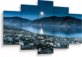 Tablou - Islanda noaptea (150x105 cm)