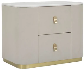 Mauro Ferretti Noptiera Beauty  cm 60X40X47 | Aosom Romania