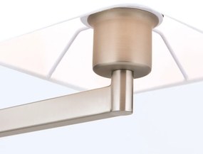 Veioza/Lampa de masa pivotanta CARLTON nickel/alb