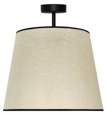 Lustră aplicată Duolla YUTE 1xE27/15W/230V d. 38 cm gri/negru