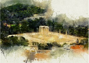 Tablou - Templul lui Zeus, Atena, Grecia (70x50 cm)