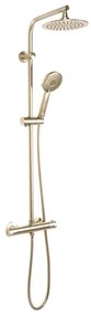 REA-P8413 - Set de duș BLISS cu baterie termostatică, finisaj auriu periat