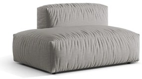 Modul pentru canapea modulară albastru închis cu tapițerie din catifea (cu colț pe partea stângă) Martina – Micadoni