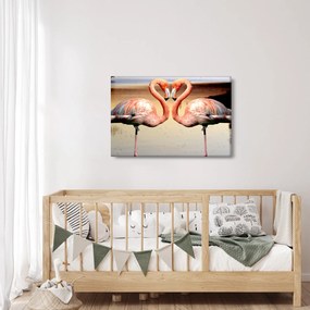 Tablou - doi flamemgo (90x60 cm)