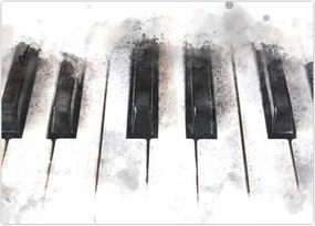Tablou - Pian, acuarelă (70x50 cm)