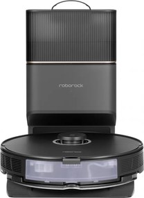 Aspirator robot Roborock S8 Plus Schwarz S8P52-00, 69 W, 5200 mAh, 6000 Pa, Mop, Cartografiere LiDAR, 750 ml, 4 senzori, Autonomie pana la 180 min, Negru