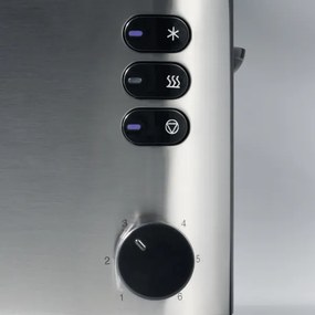 Severin AT 2515 - Prăjitor de pâine, 2 fante, 1000W/230V, inox/negru
