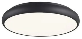 Plafoniera LED design modern Gap negru, 41cm