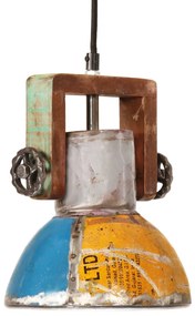 Lustra suspendata industriala 25 W multicolor 19 cm E27 rotund 1, Multicolour, O 19 cm