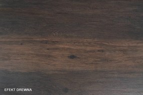 Masa extensibila Salvadore Ceramic maro/negru mat - L160-240 cm