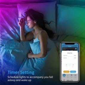 Govee - Bandă LED RGB Wi-Fi inteligentă 5m